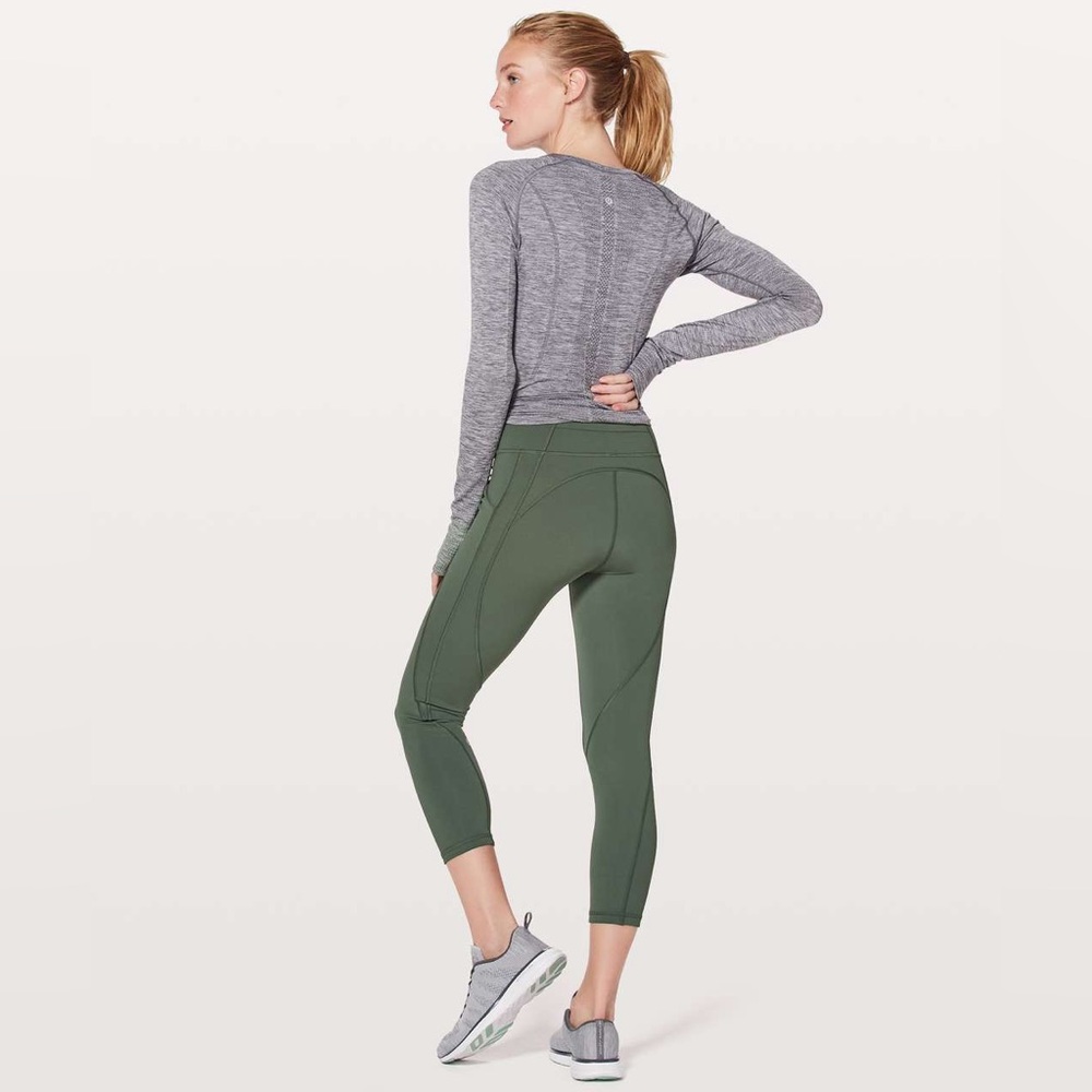 Lululemon Time To Sweat Crop *23"
Dark Forest - Picture 4 of 8